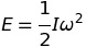 Rotation energy